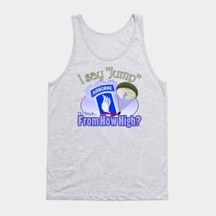 I Say Jump -173rd Airborne Tank Top